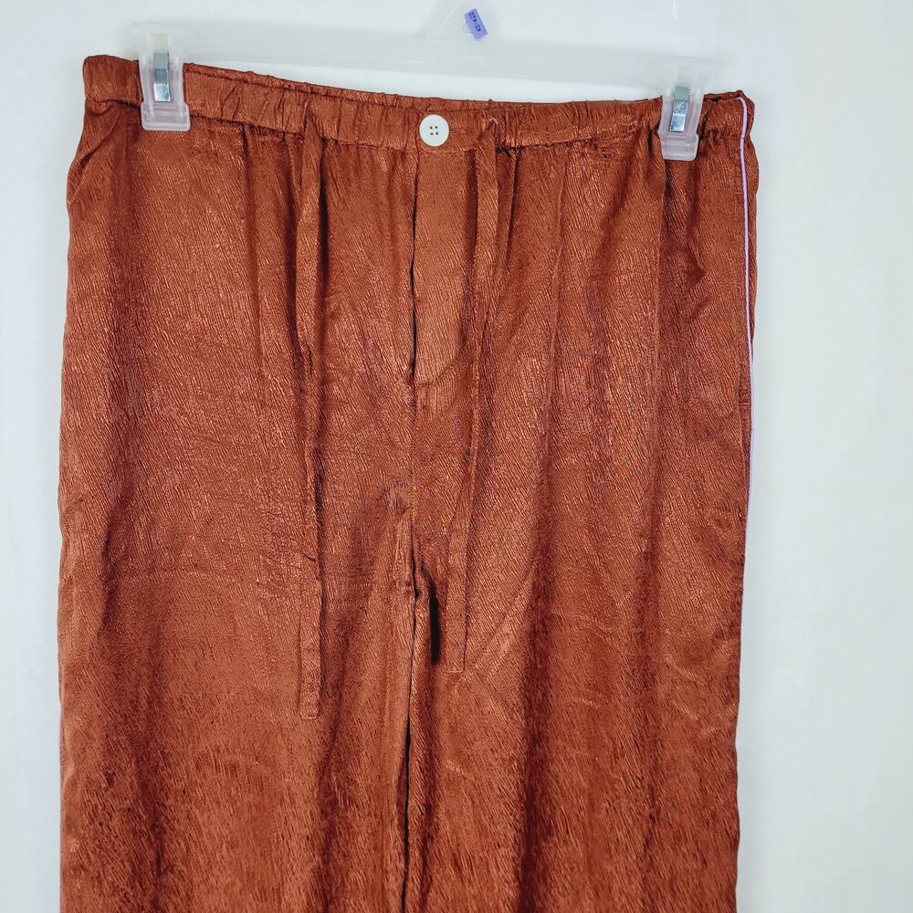 Untitled In Motion Emissus Rust Satin Drawstring … - image 5